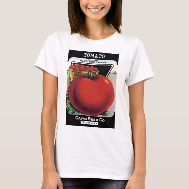 Tomato Seed Packet Label T-Shirt (Front)
