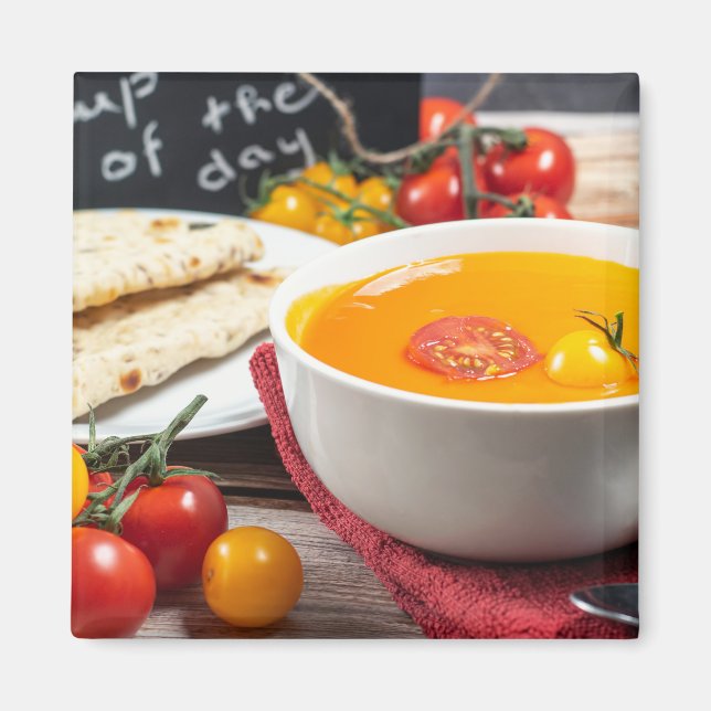 Tomato soup magnet (Front)