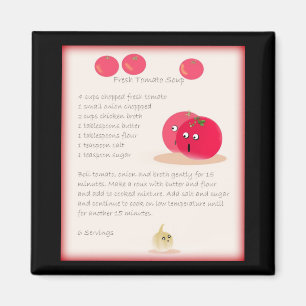 Tomato Soup Recipe Magnet