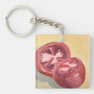 Tomato Study Keychain