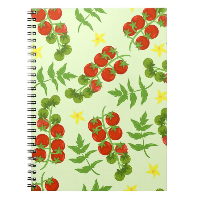 Tomato Tango: Vintage Vegetable Print Notebook (Front)