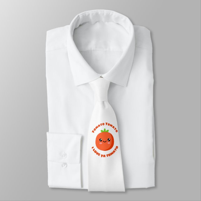 Tomato Tomato I love ya Tomato Tie (Tied)