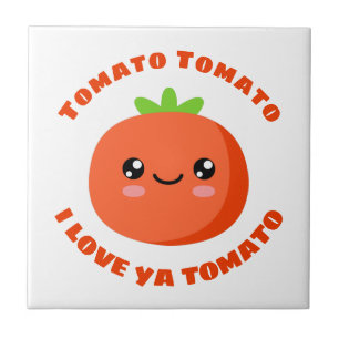 Tomato Tomato I love ya Tomato Tile