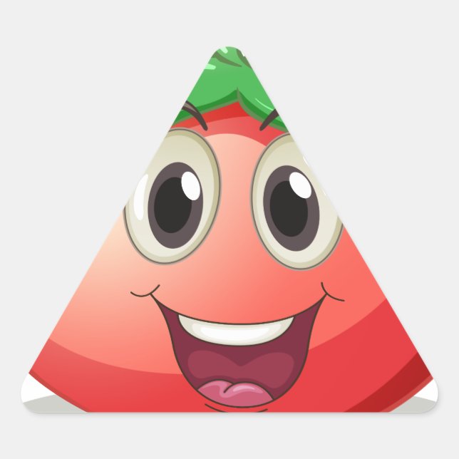 Tomato Triangle Sticker (Front)