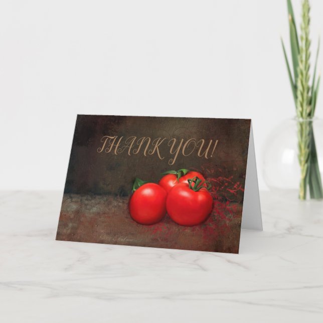 Tomato Trio Thank you Card (Front)