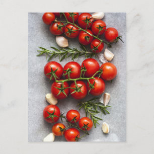 Tomato Vegetable Food Postcard