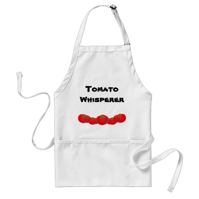 Tomato Whisperer Custom Gardener Slogan Apron (Front)