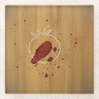 Tomatocide Chalk Outline Blood Spatter Crime Scene