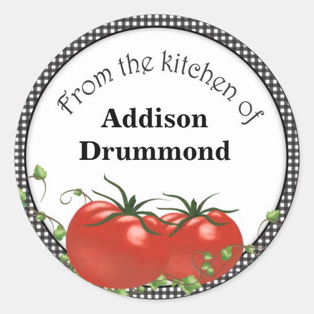 Tomatoe canning labels (Front)