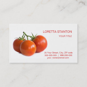 Tomatoes Business Card