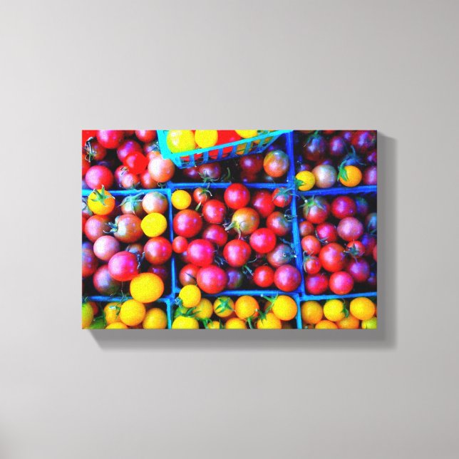 tomatoes canvas print (Front)