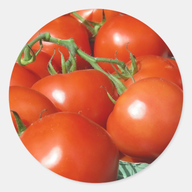 Tomatoes Classic Round Sticker (Front)