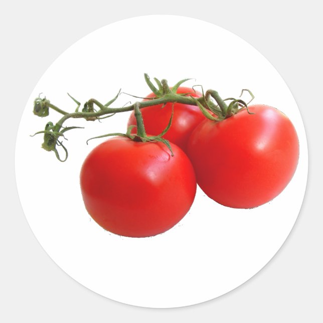Tomatoes Classic Round Sticker (Front)