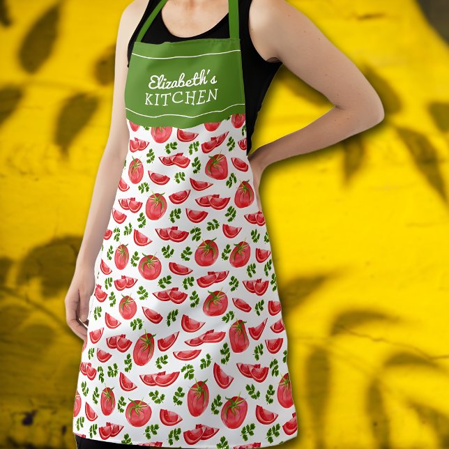 Tomatoes Custom Kitchen Fruit Unisex Apron (Creator Uploaded)