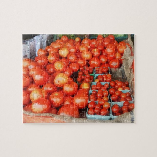 Tomatoes For Sale Jigsaw Puzzle (Horizontal)