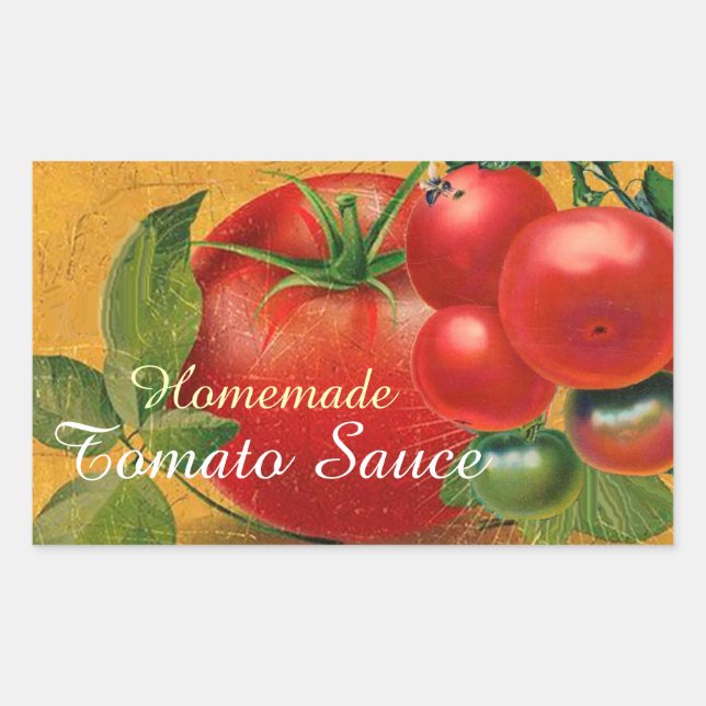 TOMATOES KITCHEN PRESERVES ,CANNINGS ,TOMATO SAUCE STICKER (Front)