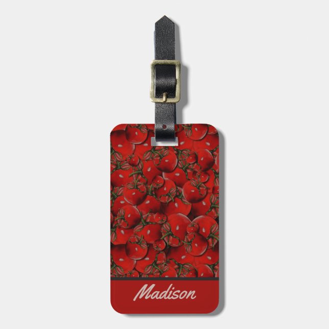 Tomatoes Luggage Tag (Front Vertical)