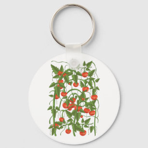 Tomatoes Pattern Keychain