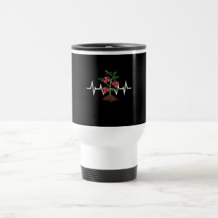 Tomatoes Plant Heartbeat Travel Mug