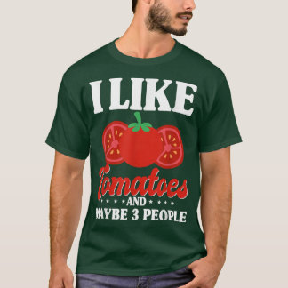 Tomatoes Vegetable Vegans Gardeners Vegetarian Gar T-Shirt