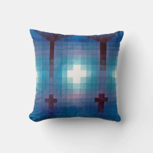 Tomb in Three, Klee Throw Pillow