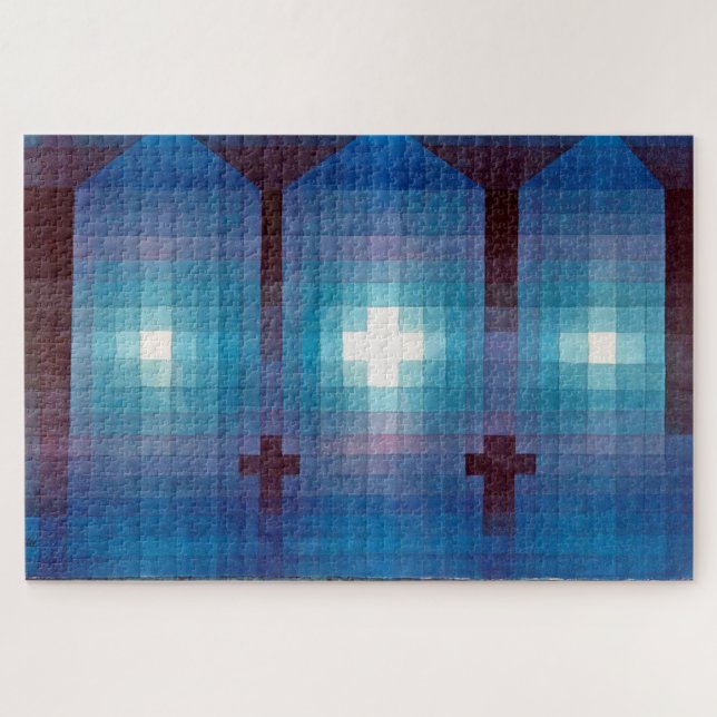 Tomb in Three, Paul Klee Jigsaw Puzzle (Horizontal)