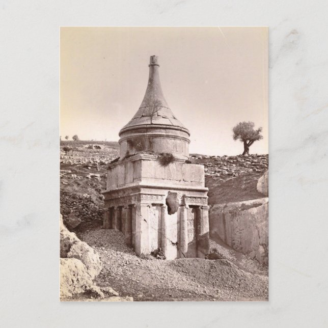 Tomb of Absalom in Jerusalem Postcard (Front)