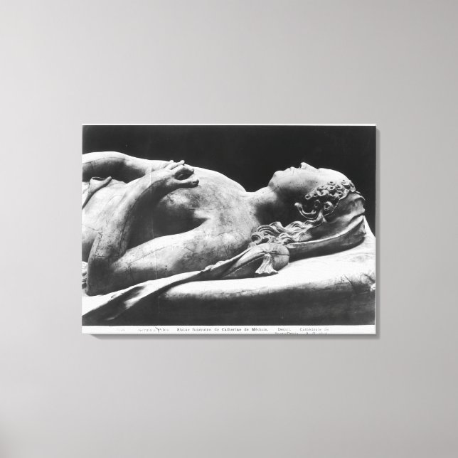 Tomb of Catherine de Medici  and Henri II Canvas Print (Front)