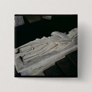 Tomb of Charles Martel 2 Inch Square Button