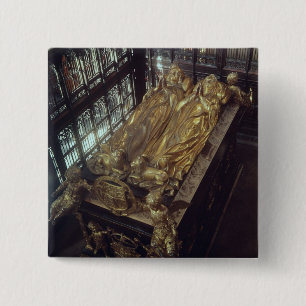 Tomb of Henry VII and his Wife 2 Inch Square Button
