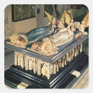 Tomb of John the Fearless  and Margaret of Square Sticker