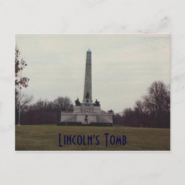 Tomb of our 16th President. Postcard (Front)