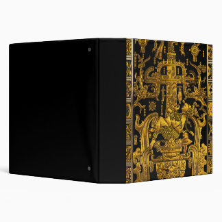 Tomb of Pakal - Gold Palenque Astronaut Binder