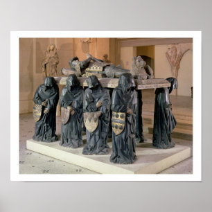 Tomb of Philippe Pot (1428-94) from Citeaux Abbey, Poster