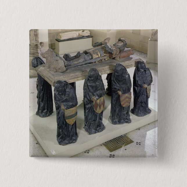 Tomb of Philippe Pot 2 Inch Square Button (Front)