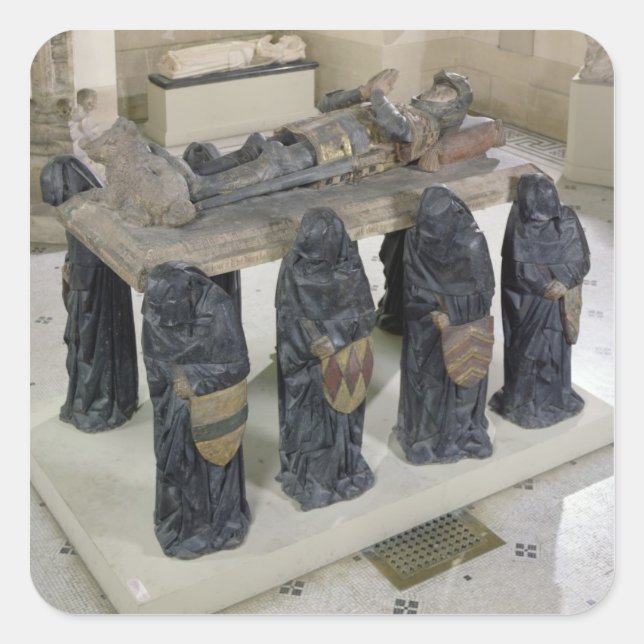 Tomb of Philippe Pot Square Sticker (Front)