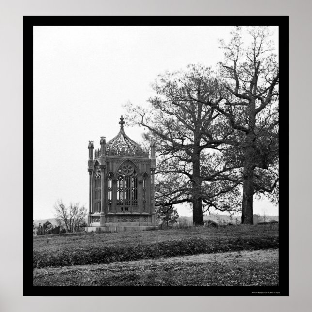 Tomb of President James Monroe in Richmond 1865 Poster (Front)