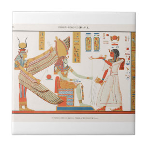 Tomb Of Ramses IV Egyptian Ancient Art Tile