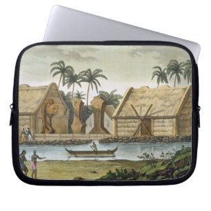 Tomb of Tamahamah at Kaiakakooa, Sandwich Islands, Laptop Sleeve