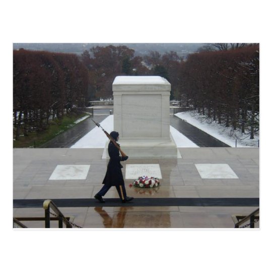 Tomb of the unknown soldier postcard