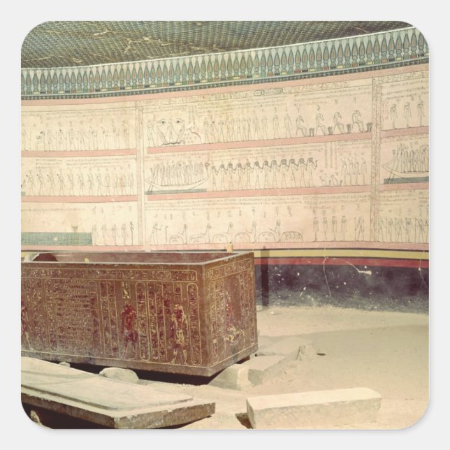 Tomb of Tuthmosis III Square Sticker (Front)