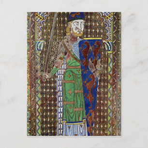 Tomb plaque of Geoffrey Plantagenet Postcard