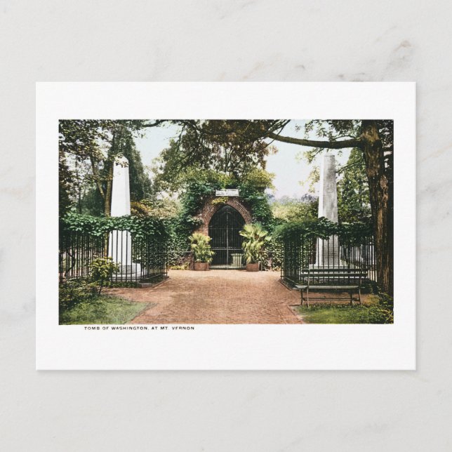 Tomb President George Washington  Mt. Vernon Postcard (Front)