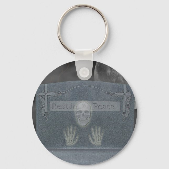 Tomb Stone Key Chain (Front)