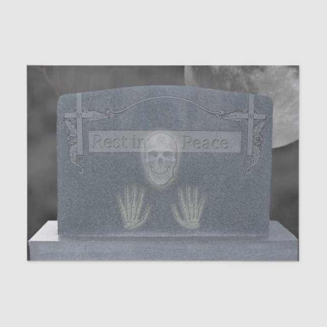 Tomb Stone Tissue Paper (Front)