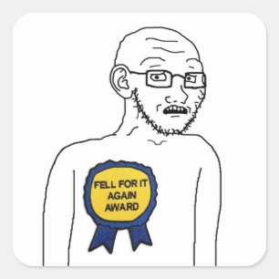 Tomber pour elle de nouveau autocollants en bois