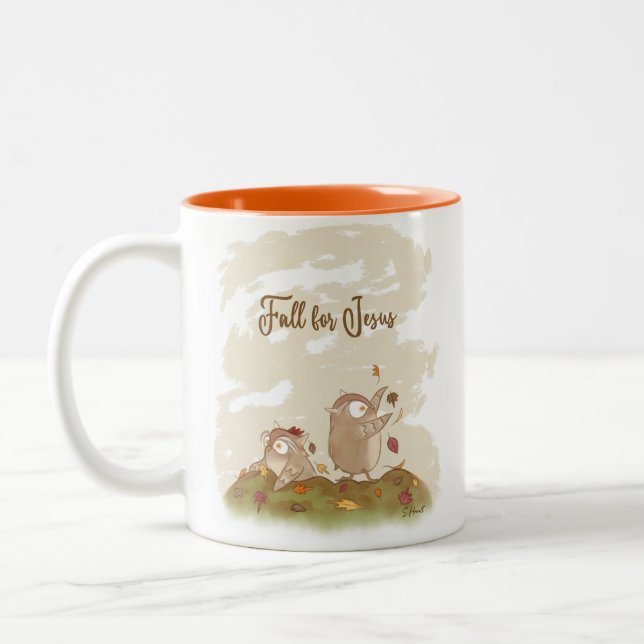 Tomber pour Jesus Mug (Gauche)