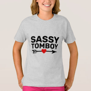 TOMBOY Girls Funny T-Shirts