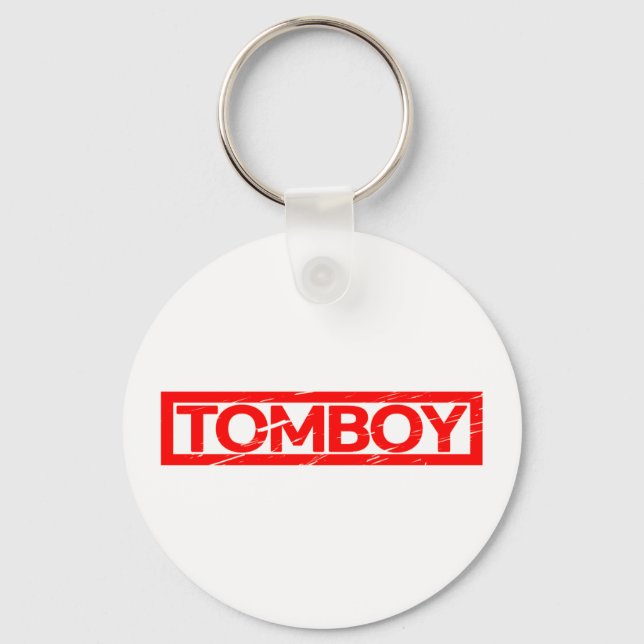 Tomboy Stamp Keychain (Front)