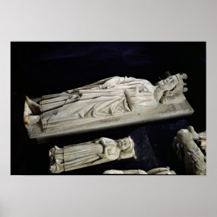 Tombs of Robert II  'the Pious' Jean I Poster